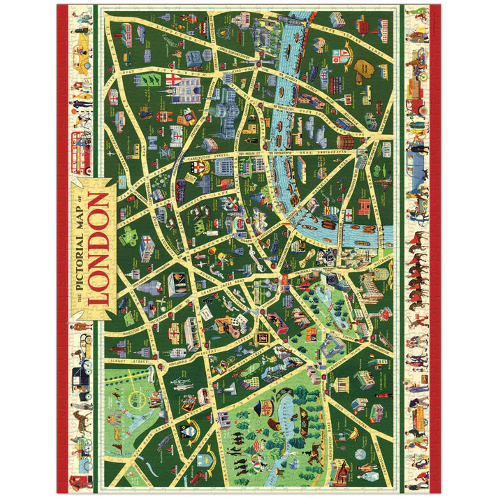 Rompecabezas Vintage Map of London