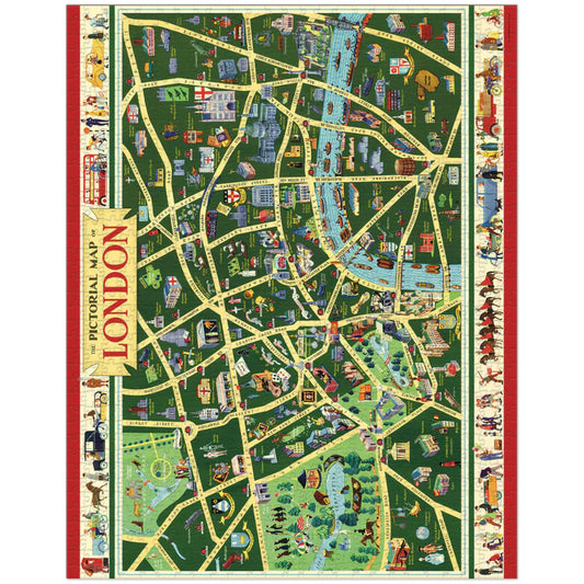 Rompecabezas Vintage Map of London