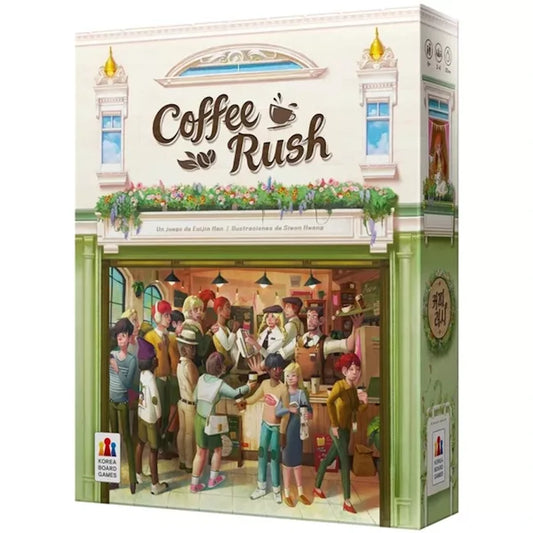 Coffee Rush Español, Juego de Mesa Korea Board Games