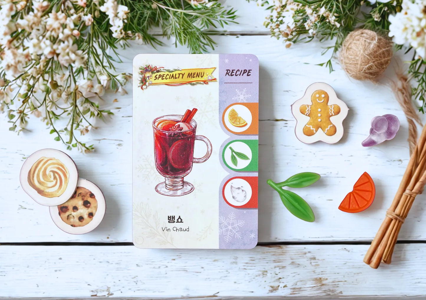 Coffee Rush Winter Edition Español, Juego de Mesa Korea Board Games