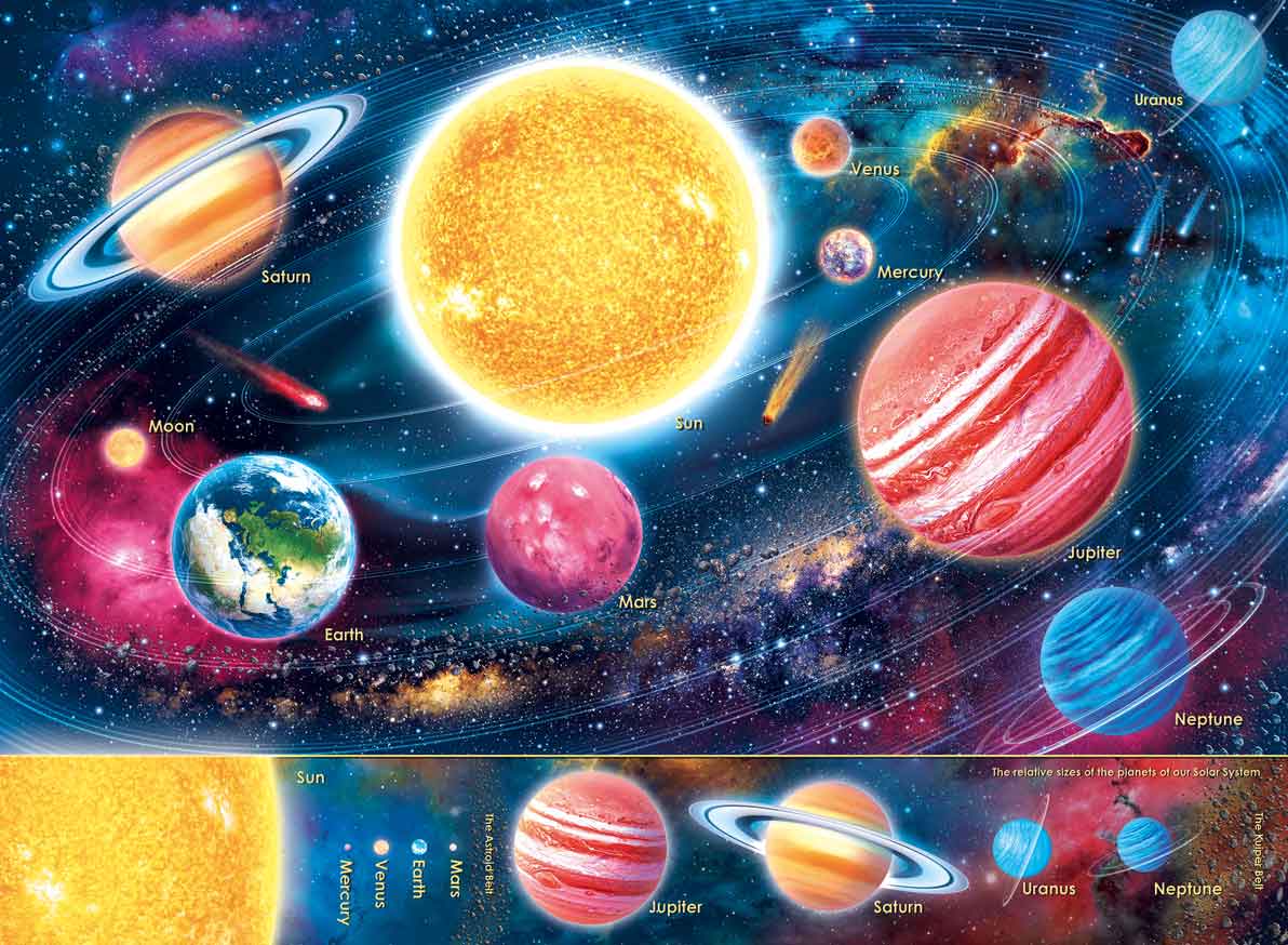 El Sistema Solar: Rompecabezas 300 Piezas XXL Ravensburger – Ficha y ...