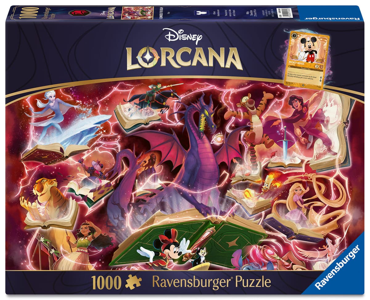 Lorcana Destellos Del Reino Rompecabezas Ravensburger de 1000 piezas