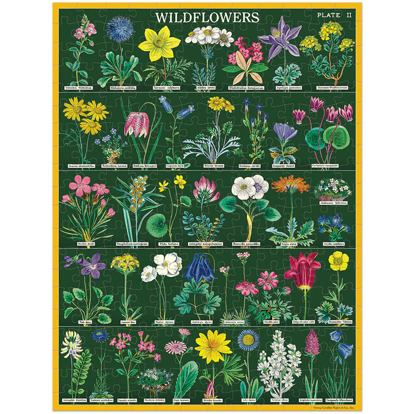 Rompecabezas Mini Vintage Wildflowers 240 Piezas, Cavallini & Co