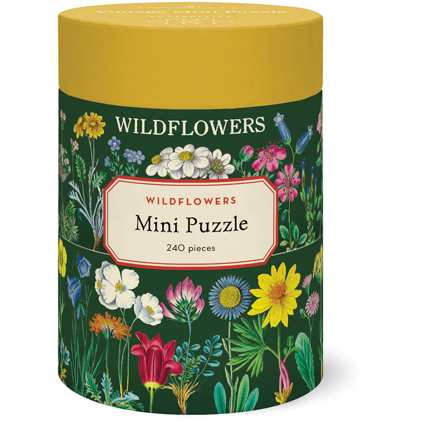 Rompecabezas Mini Vintage Wildflowers 240 Piezas, Cavallini & Co