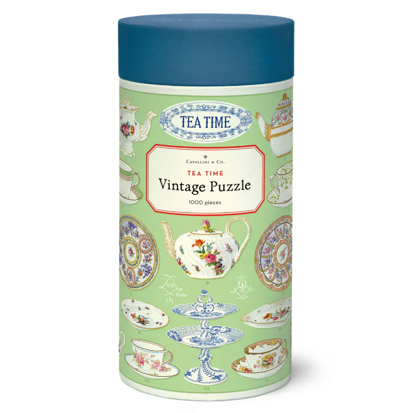 Rompecabezas Vintage Tea Time, Cavallini & Co