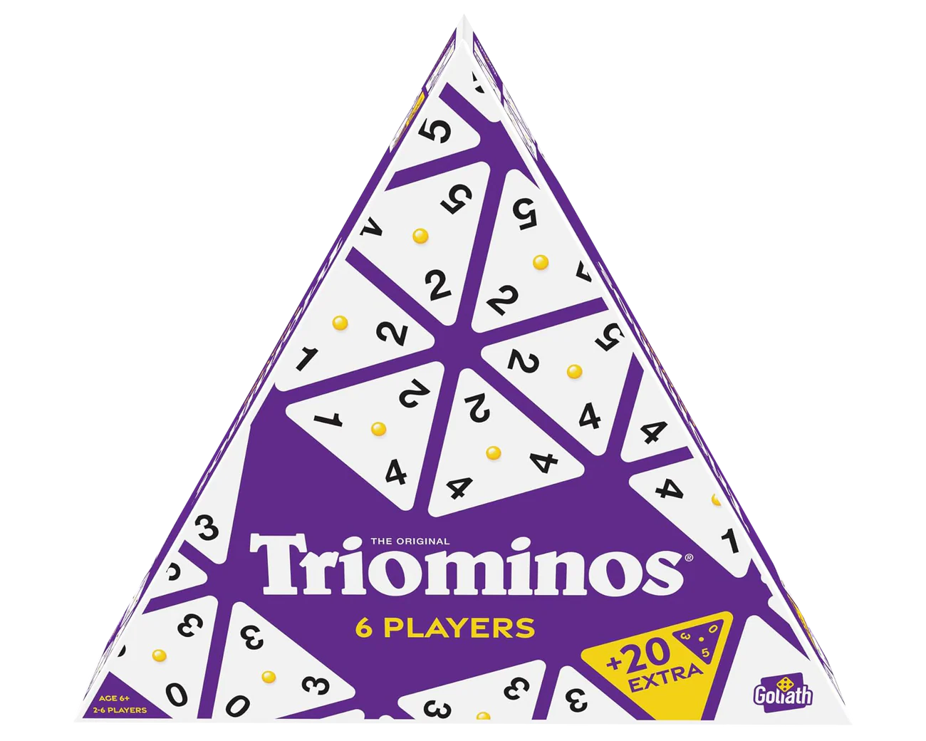 Triominos 6 Jugadores. Juego de Mesa. Goliath
