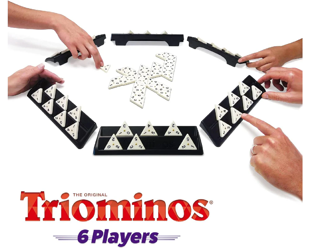 Triominos 6 Jugadores. Juego de Mesa. Goliath