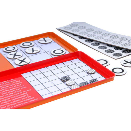 Tic Tac Toe/4 en Raya To Go, Juego de Mesa Portátil