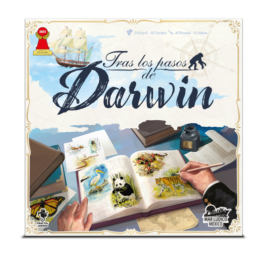 Tras Los Pasos de Darwin, Juego de Mesa Fractal Juegos