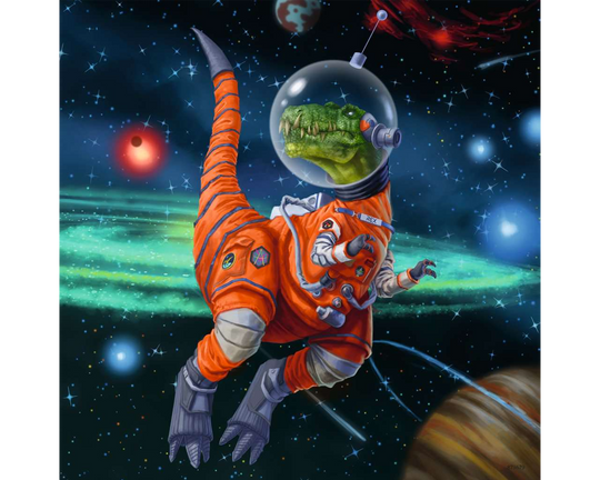 Dinosaurios del Espacio: Rompecabezas 3 x 49 Piezas Ravensburger