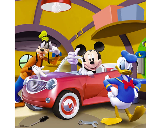 Todo Mundo Ama a Mickey: Rompecabezas 3 x 49 Piezas Ravensburger