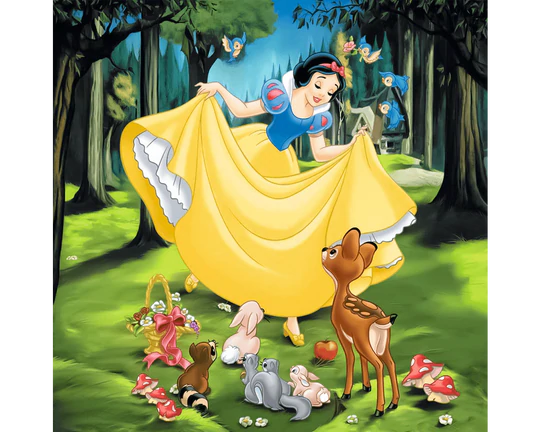 Cenicienta, Blancanieves y la Sirenita: Rompecabezas 3 x 49 Piezas Ravensburger