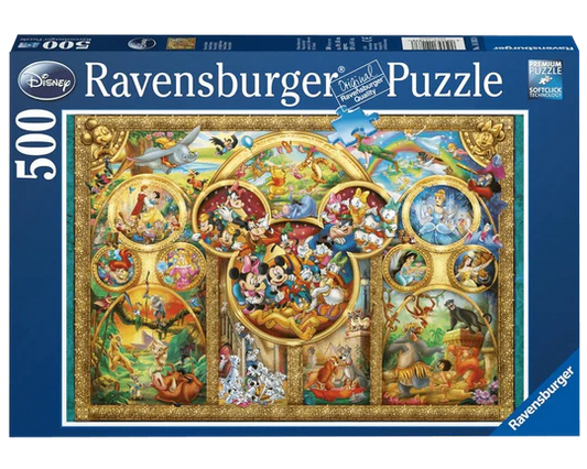 La Familia de Disney: Rompecabezas 500 Piezas Ravensburger