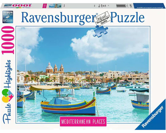 Malta Mediterránea: Rompecabezas 1000 Piezas Ravensburger