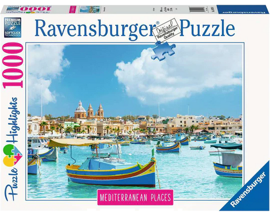 Malta Mediterránea: Rompecabezas 1000 Piezas Ravensburger