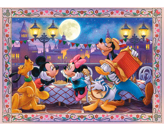 Cena Romántica Mickey y Minnie: Rompecabezas 1000 Piezas Ravensburger