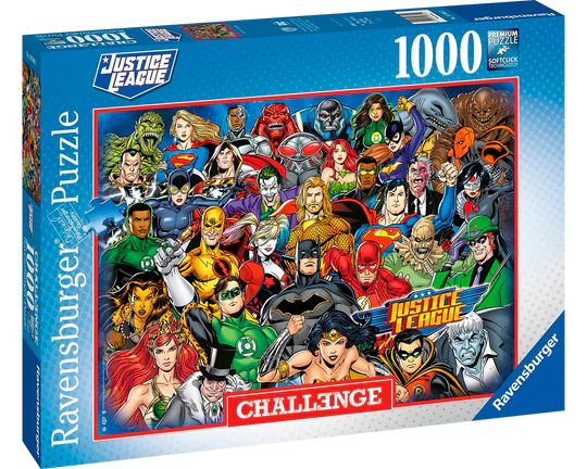 Challenge - DC Comics: Rompecabezas 1000 Piezas Ravensburger