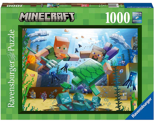 Minecraft Mosaic: Rompecabezas 1000 Piezas Ravensburger