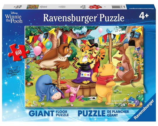 Winnie Pooh: Rompecabezas De Piso 60 Piezas Ravensburger