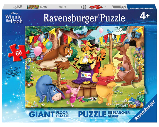 Winnie Pooh: Rompecabezas De Piso 60 Piezas Ravensburger