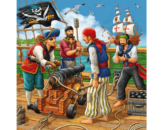 Piratas: 3 Rompecabezas 49 Piezas Ravensburger