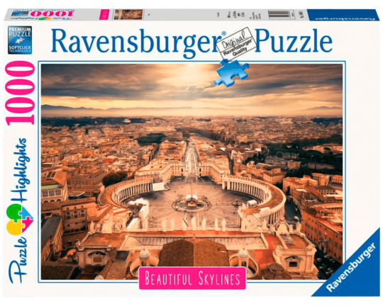 Plaza de San Pedro: Rompecabezas 1000 Piezas Ravensburger