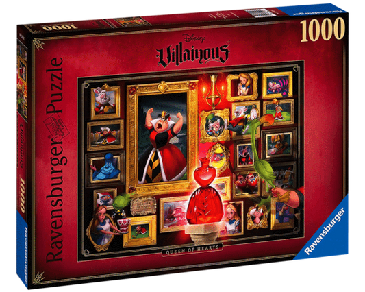 Villanos - Reina de Corazones: Rompecabezas 1000 piezas Ravensburger