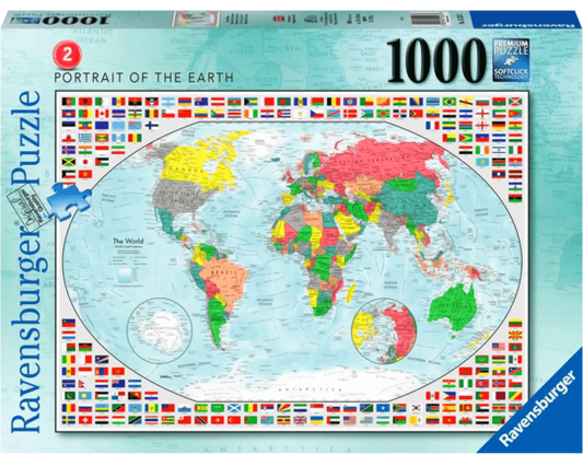 Retrato de la Tierra: Rompecabezas 1000 Piezas Ravensburger