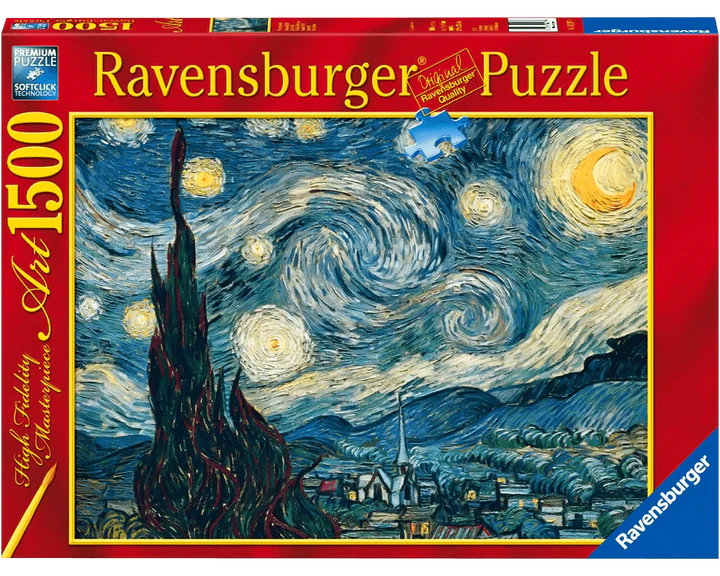 Van Gogh - Noche Estrellada : Rompecabezas 1500 Piezas Ravensburger