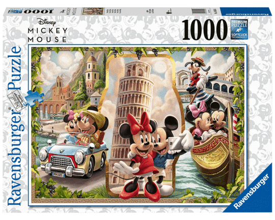 Vacaciones de Mickey y Minnie: Rompecabezas 1000 Piezas Ravensburger