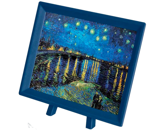 Van Gogh - Noche Estrellada sobre el Ródano: Rompecabezas 150 Piezas Plástico Pintoo