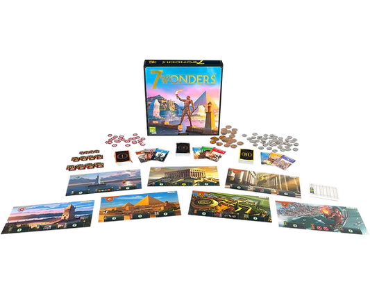 7 Wonders Segunda Edición (Inglés), Juego de Mesa Asmodee