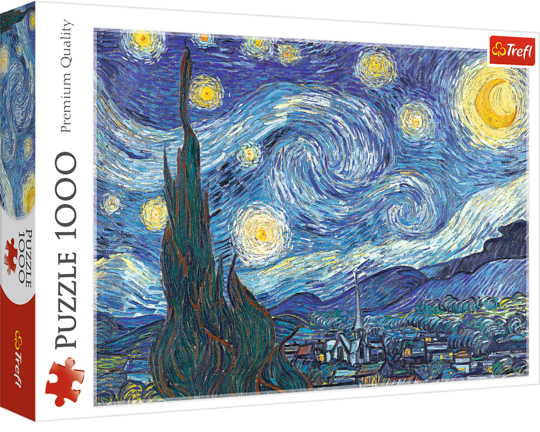 Van Gogh: Noche Estrellada: 1000 Piezas Trefl