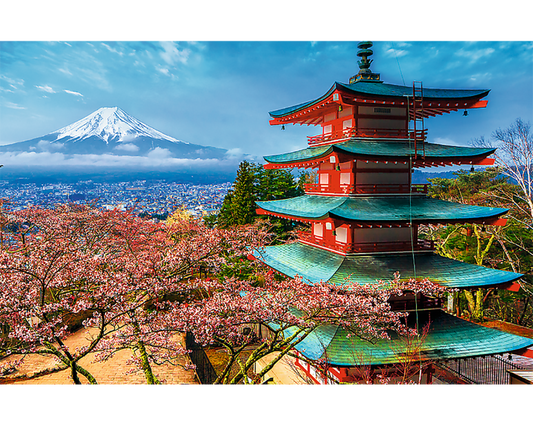 Monte Fuji, Tokio: Rompecabezas 1500 Piezas Trefl