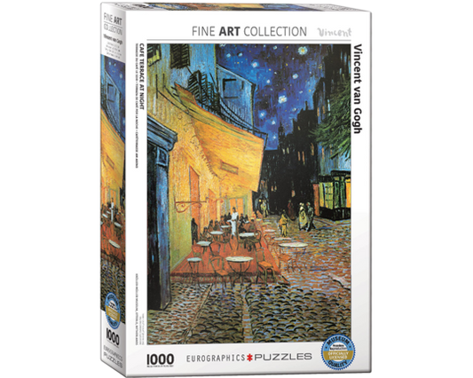 Van Gogh Café Terraza: Rompecabezas 1000 Piezas Eurographics