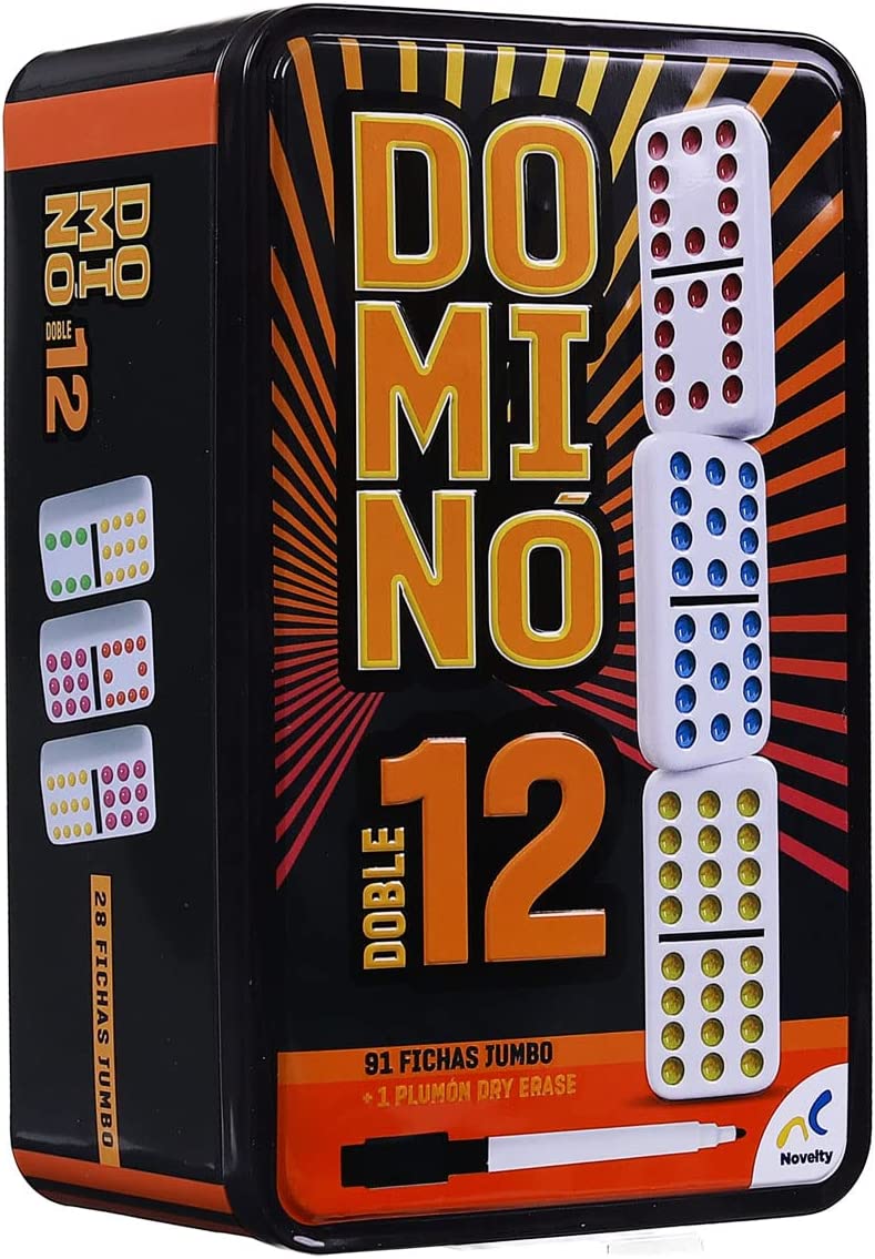 Dominó Doble 12: Juego de Mesa Novelty