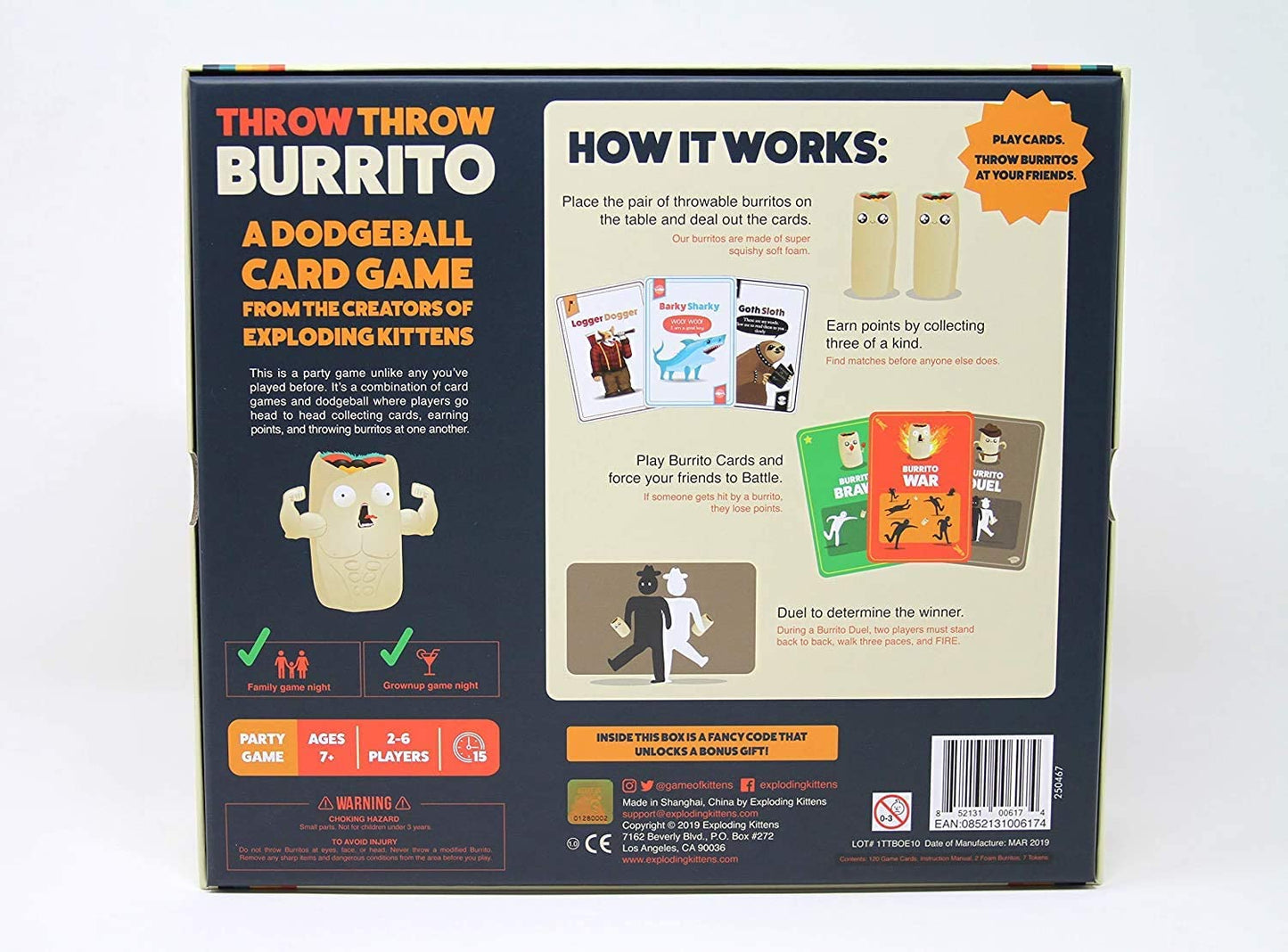 Throw Throw Burrito: Juego de Mesa