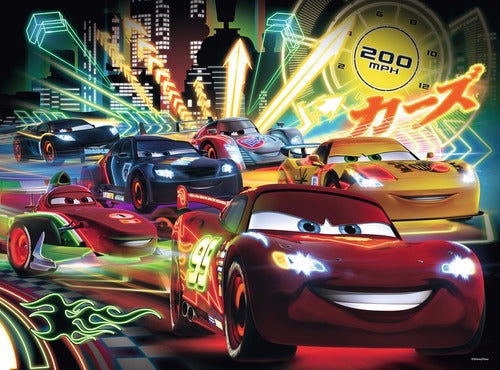 Cars Neon: Rompecabezas 100 Piezas Disney Ravensburger